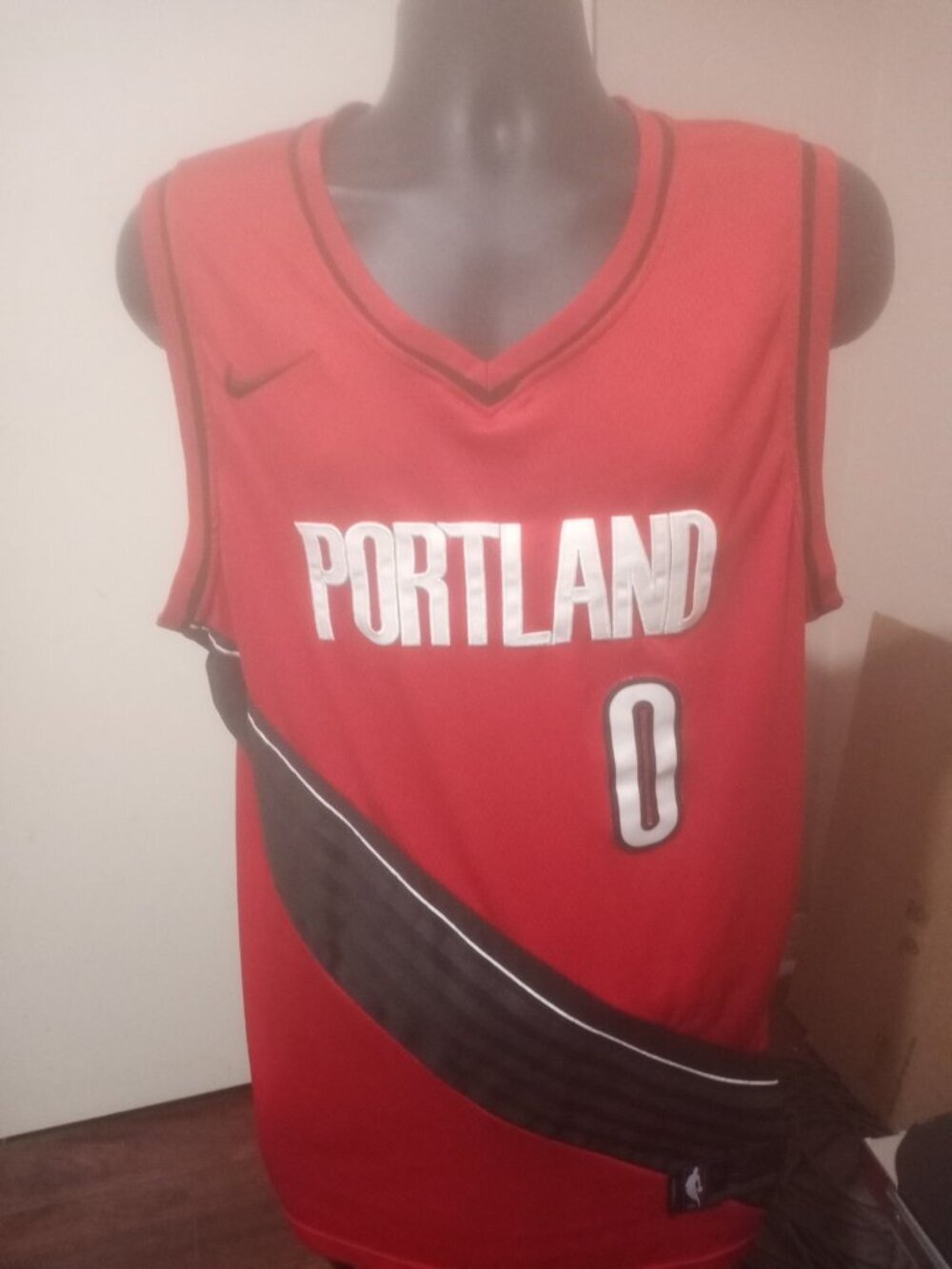 Damian Lillard Portland Trail Blazers Nike Swingman Jersey Men's Sz 54 (XL) NBA